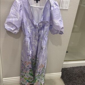 INC International Concepts Purple Floral Dress